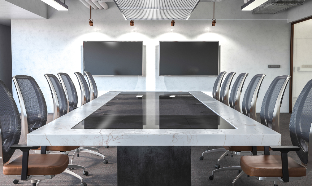 meeting room table and chairs